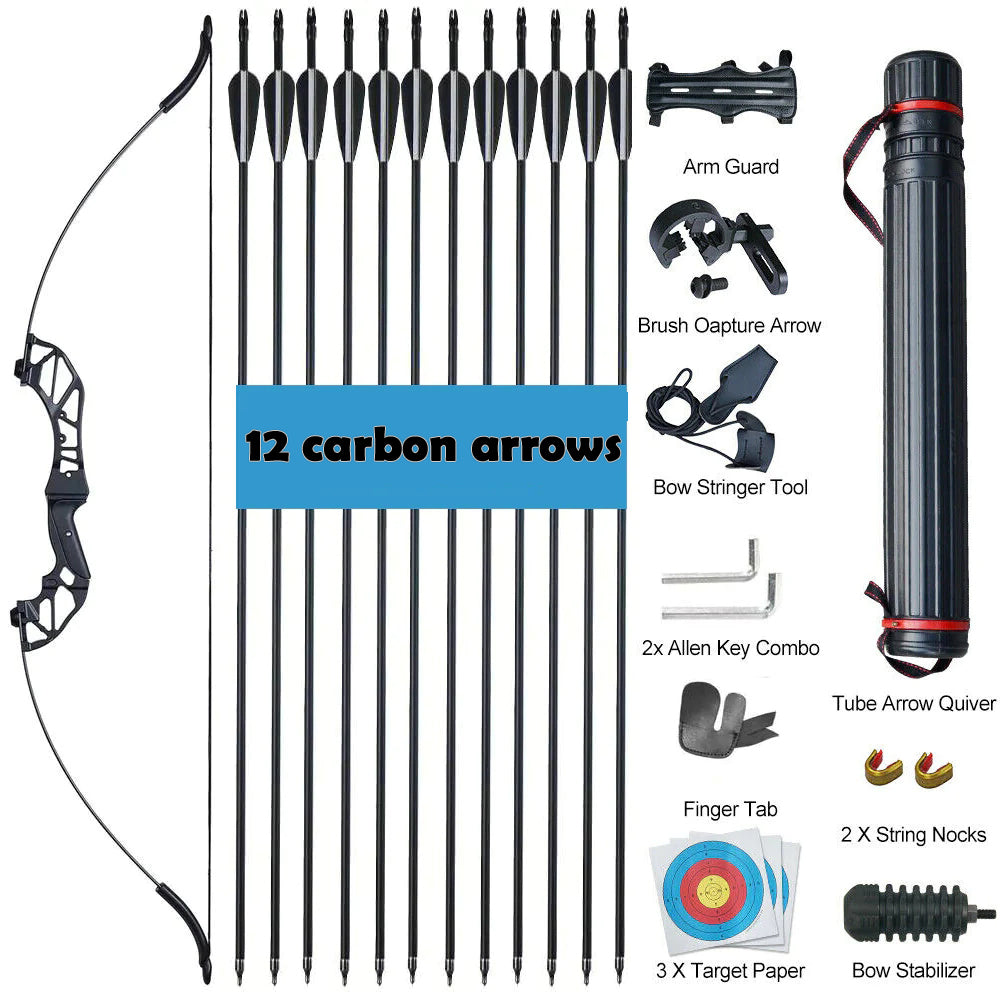 30 Carbon Archery Arrows Spine 500 | Hunting & Target 30 Carbon Archery Arrows Spine 500 | Hunting & Target