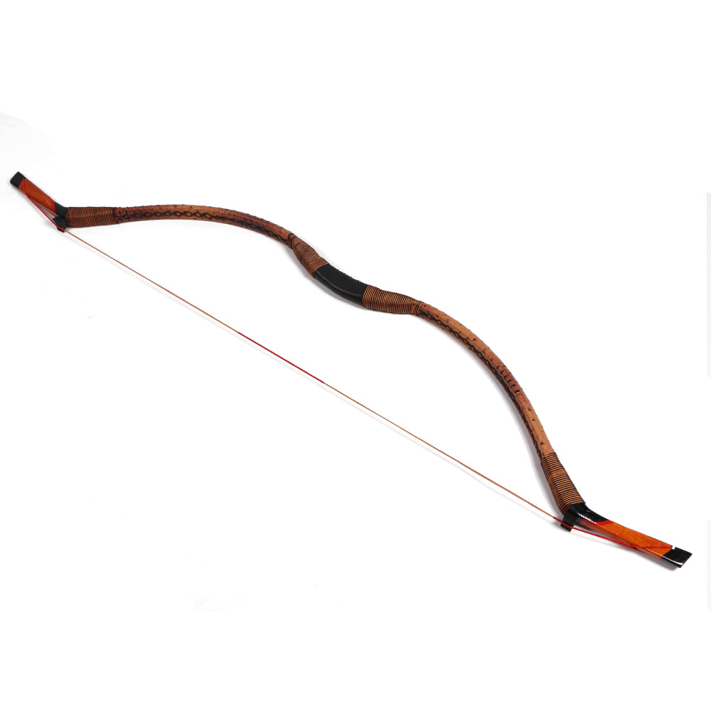 50lbs Tang Traditional Archery Recurve Bow With String Bridge