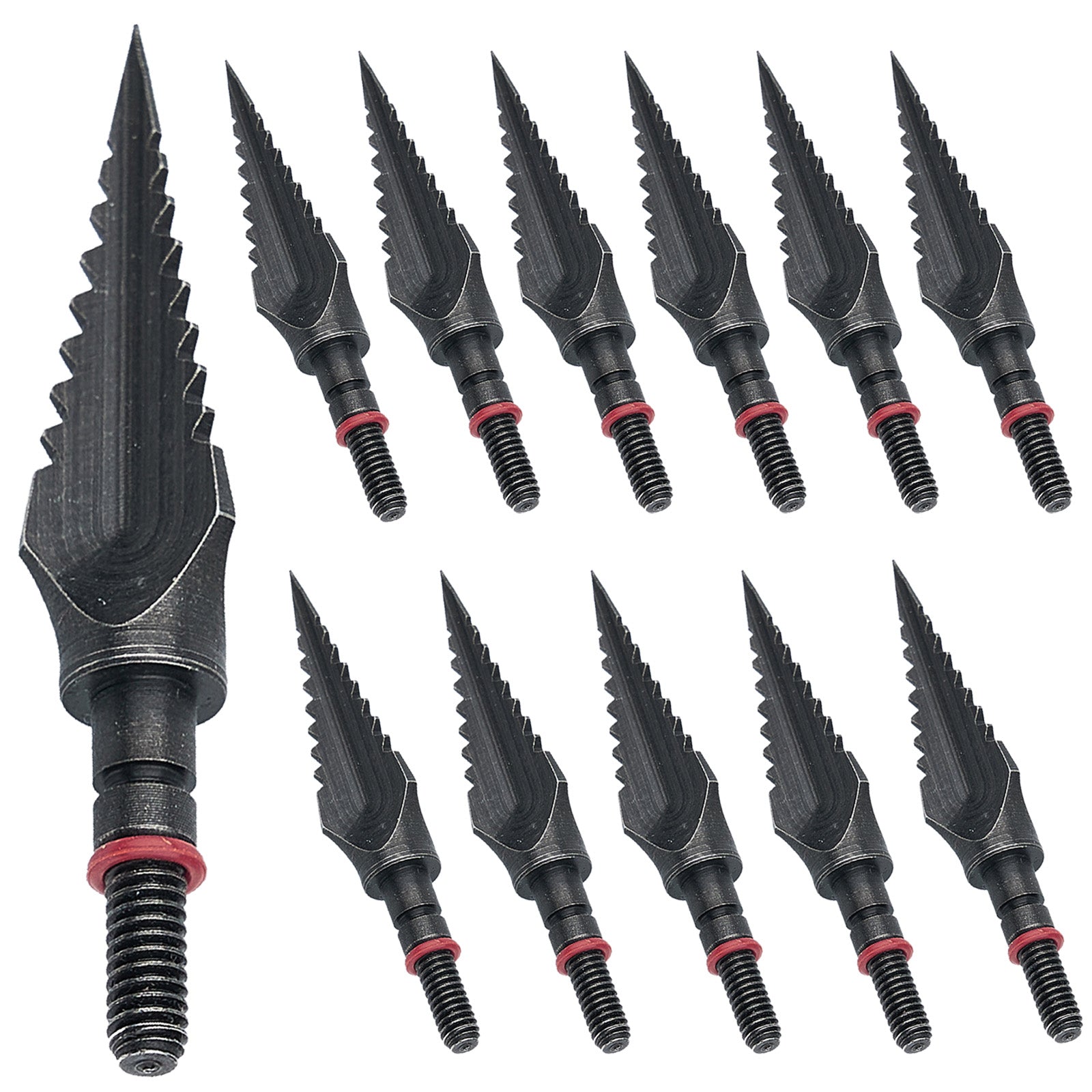 12 Pointes De Flèche Broadhead 100 Grains - TOPARCHERY - Chasse à L'Arc - 12 Pièces