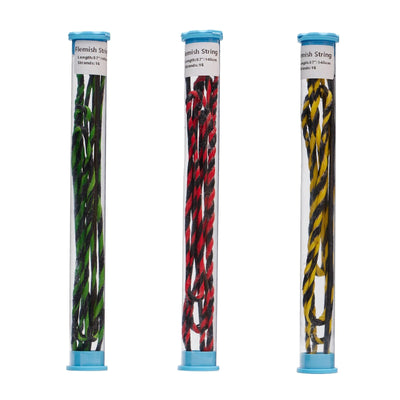 53"/57" Flemish Twist Bowstring For Takedown Hunting Bow Green/Red/Yellow