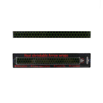 15x Black Heat Shrinkable Arrow Shaft Stickers