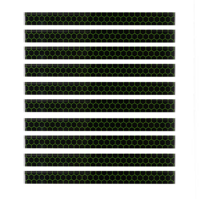 15x Black Heat Shrinkable Arrow Shaft Stickers