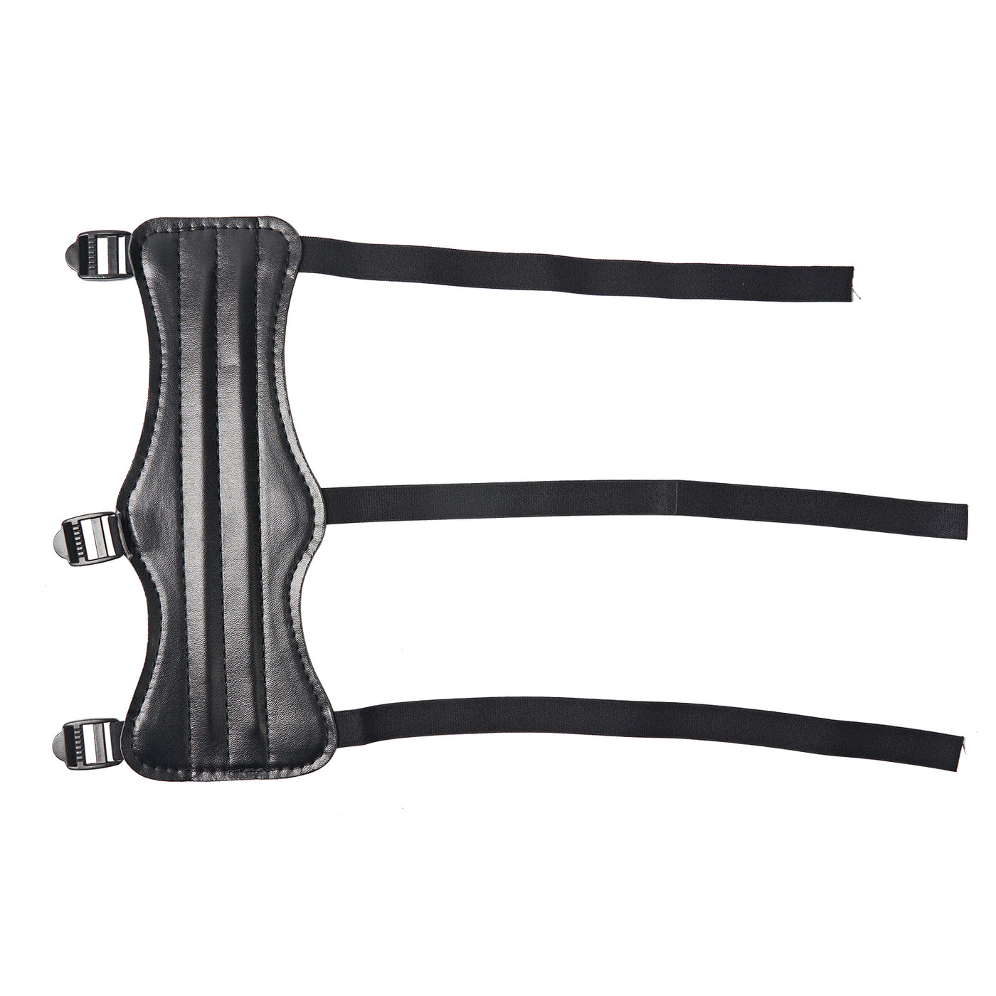Black 3-strap Armguard with Vent Holes
