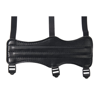 Black 3-strap Armguard with Vent Holes