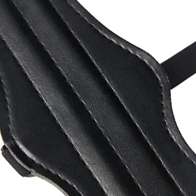Black 3-strap Armguard with Vent Holes