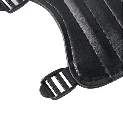 Black 3-strap Armguard with Vent Holes