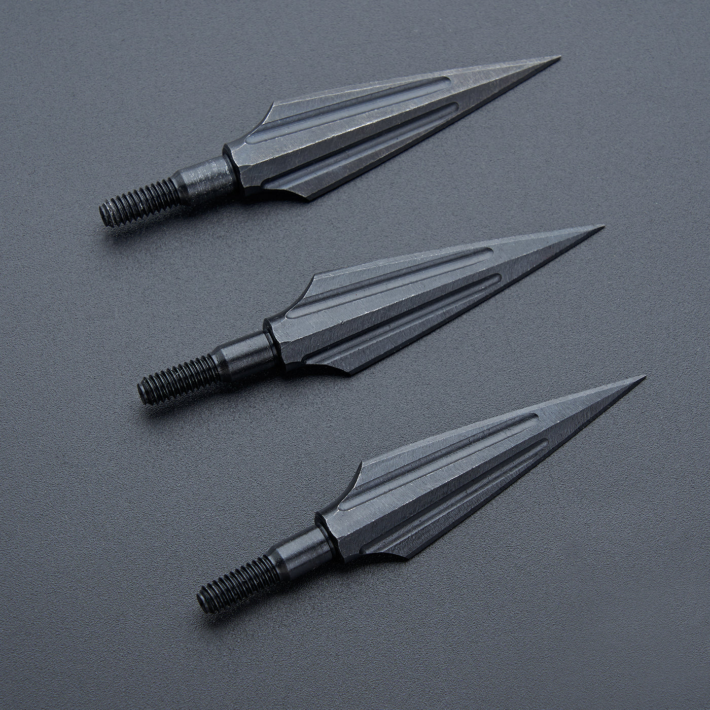 WAREBEST Black Archery Screw-in Broadheads Arrow Point