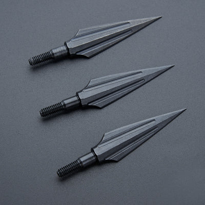 WAREBEST Black Archery Screw-in Broadheads Arrow Point