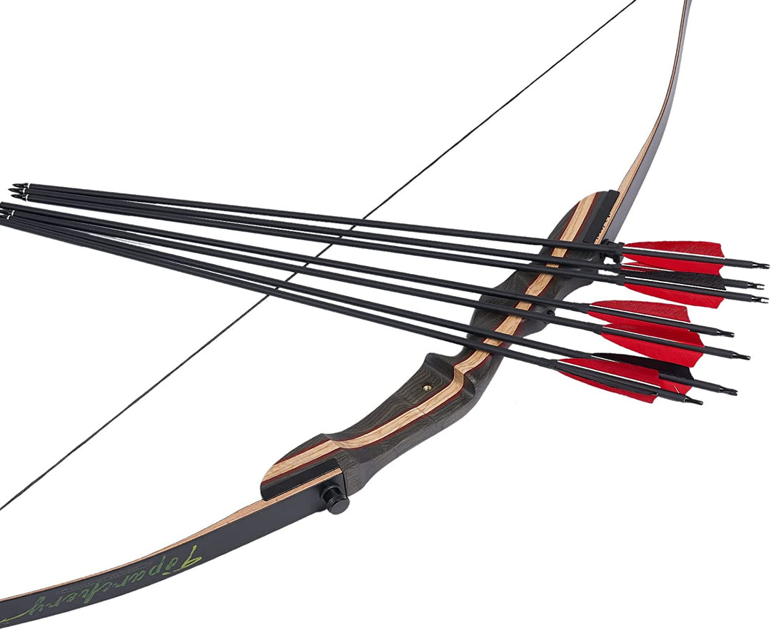surwolf 31 Flèches de Chasse en Carbone Flèches 500 Spine avec Plumes Fletched Target Practice Arrows for Archery Compound & Recurve & Long Bow 6/ 12pcs (12, Vert