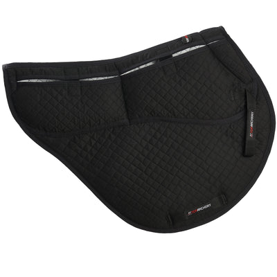 TopArchery Comfort Contoured Correction Horse Saddle Pad with Adjustable Memory Foam White/Black