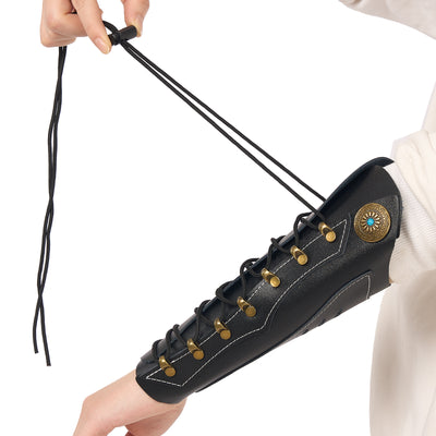 Traditional Armguard with Adjustable Straps