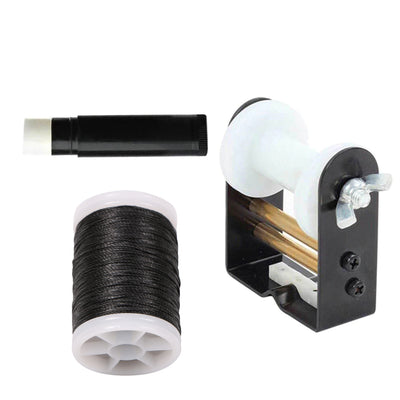 Huntingdoor Archery Bowstring Serving Thread Jig Cable Winder with 120 yard/110m Thread Wax