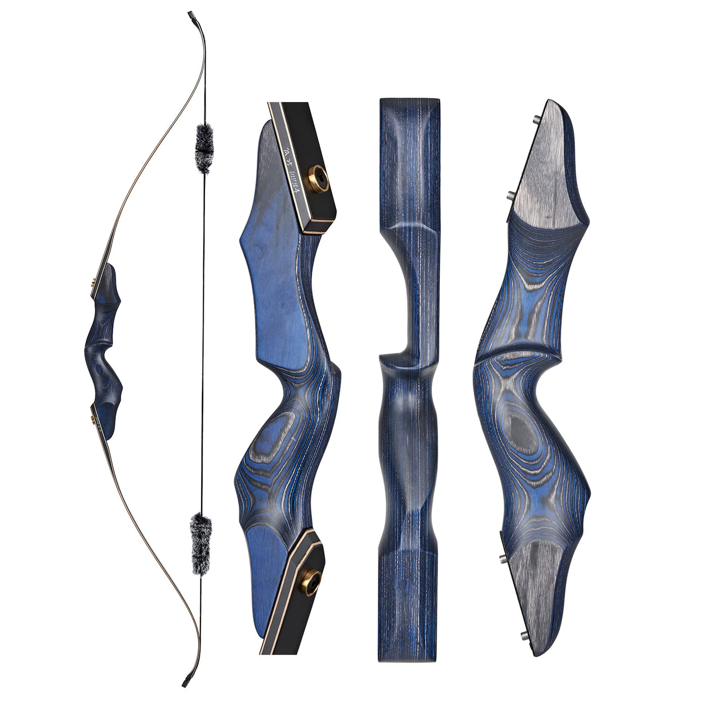 TopArchery Left/Right Handed LH/RH 60" Laminated Takedown Bow Wood