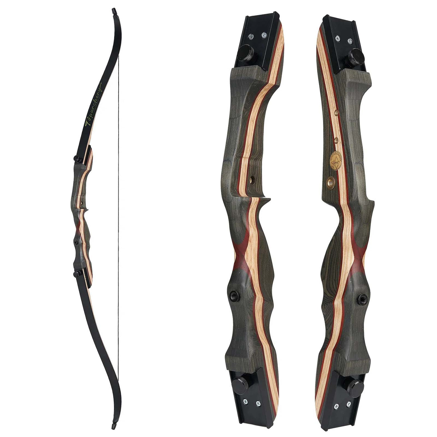 Goblin 62" TopArchery Takedown Recurve Bow Archery for Hunting Targeting Shooting Adults & Youth Wood Riser Laminated 20-50lbs