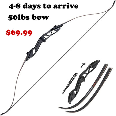 56" 50 lbs TopArchery Laminated Takedown Bow