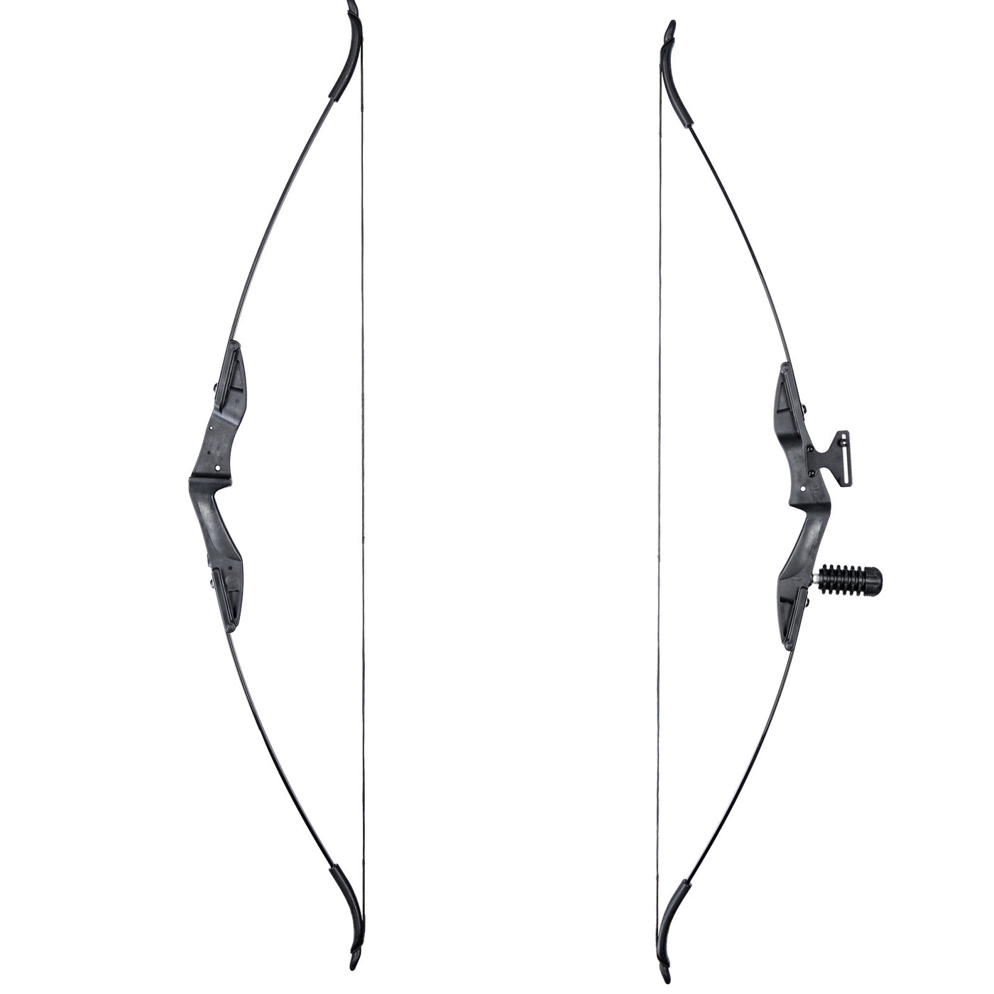 30/40lbs Archery Recurve Bow with 12x Carbon Arrows Tube Quiver Paper Practice Target Hiking