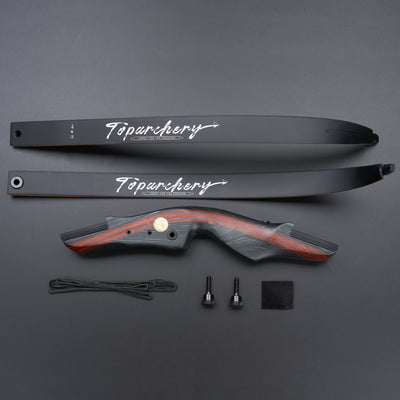 Nightshade 20-50lbs 62" TopArchery Takedown Recurve Bow Archery Target Shooting Adults & Youth Wood Riser Laminated