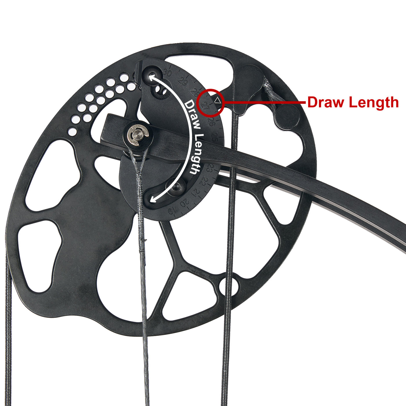31" 19-70lbs Archery Compound Bow Arrows Set Right Hand Adjustable for Adults