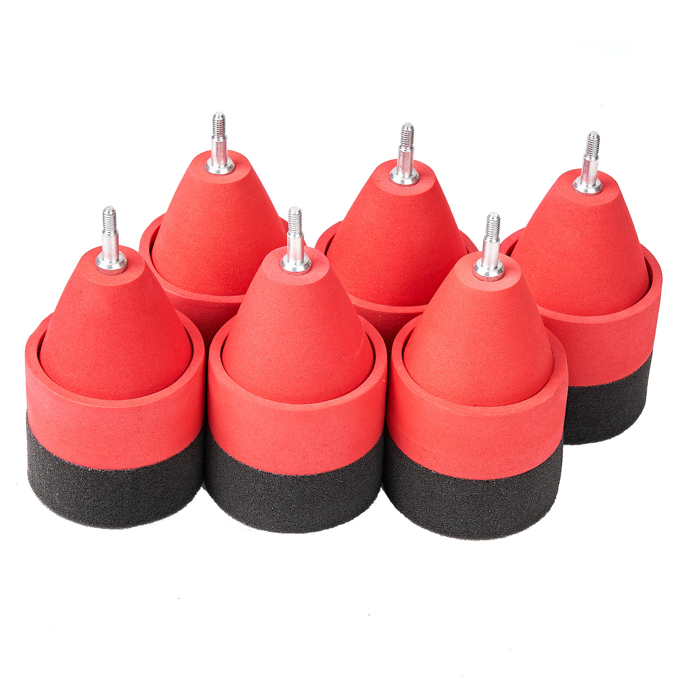 6x Red Sponge Foam Screw-in Arrowheads For Game Archery