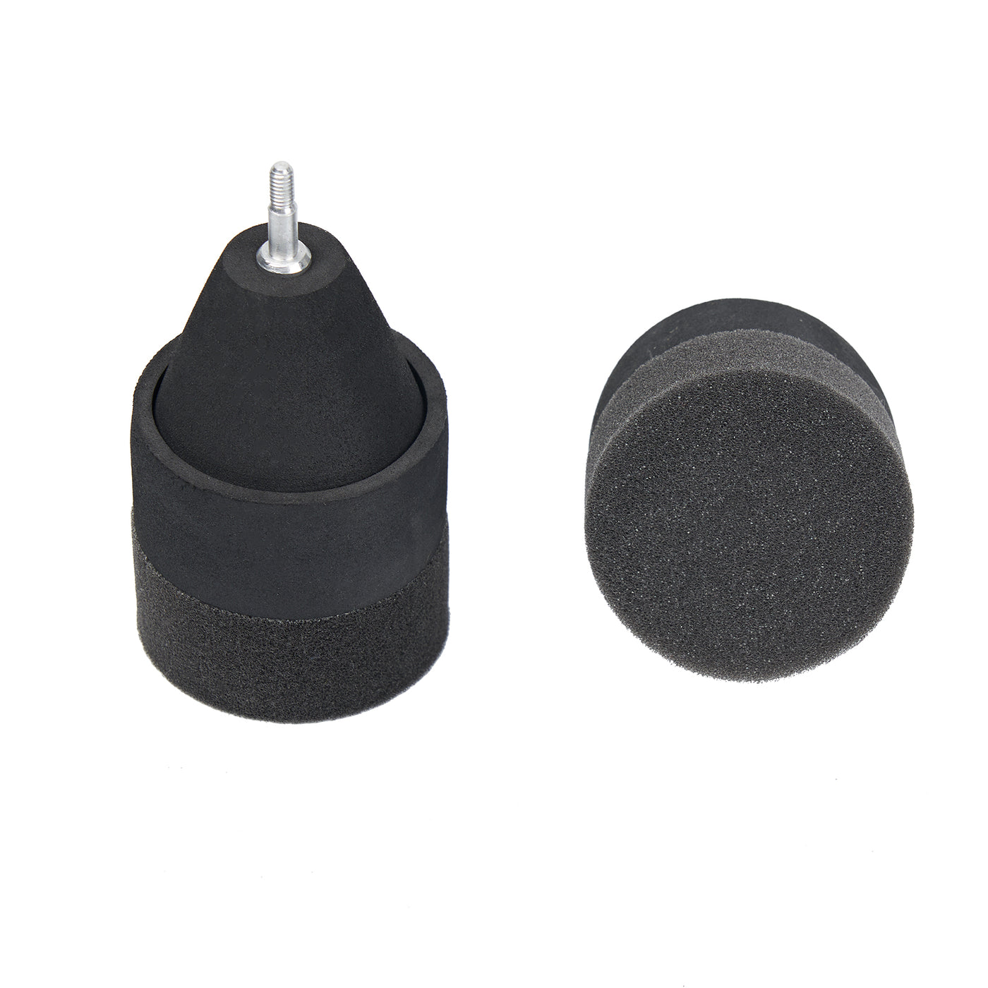 6x Black Sponge Foam Arrowheads