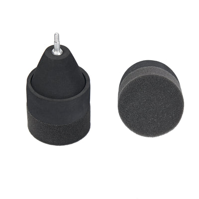 6x Black Sponge Foam Arrowheads