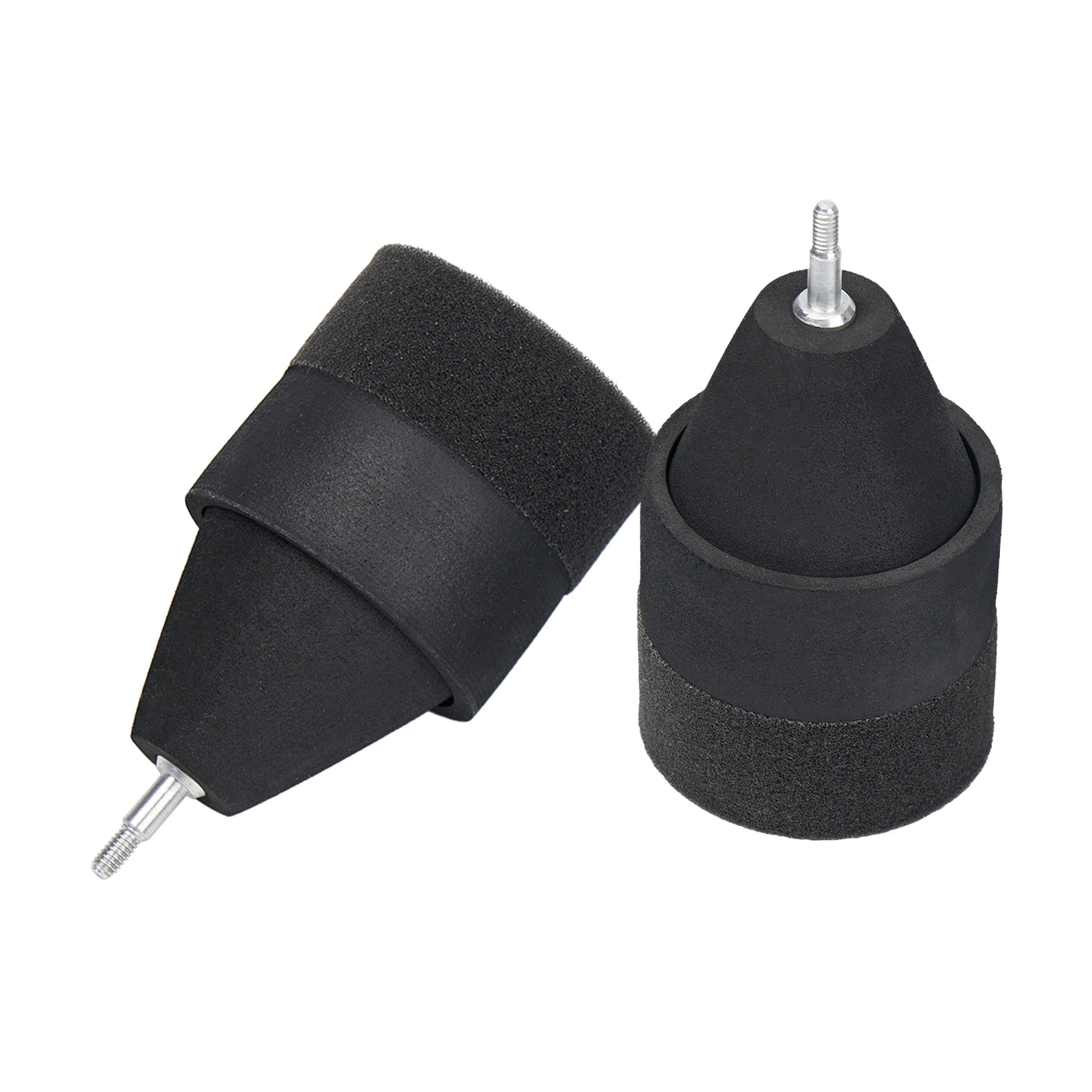 6x Black Sponge Foam Arrowheads