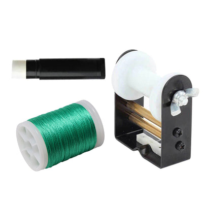 Huntingdoor Archery Bowstring Serving Thread Jig Cable Winder with 120 yard/110m Thread Wax