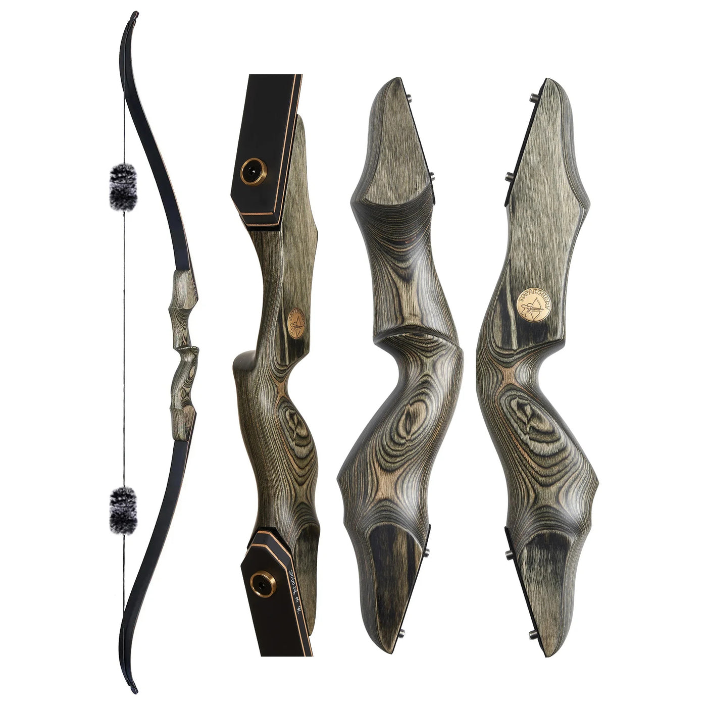 TopArchery Left/Right Handed LH/RH 60" Laminated Takedown Bow Wood