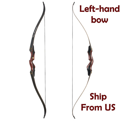 TopArchery Left/Right Handed LH/RH 60" Laminated Takedown Bow Wood