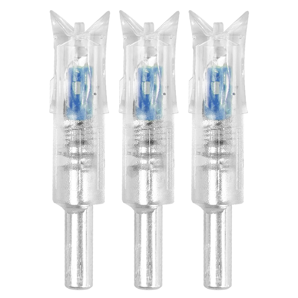 Crossbow Bolts Lighted Nocks for ID 7.62mm Archery Arrows Hunting Target Shooting
