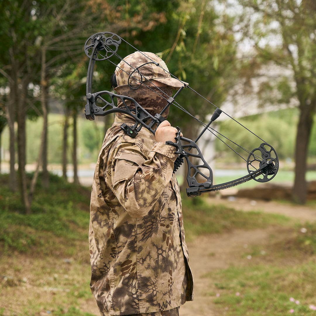 Arrow Rest For Compound & Recurve Bows - Ambidextrous Brush Style Rest, Camo Color