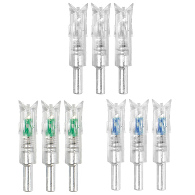 Crossbow Bolts Lighted Nocks for ID 7.62mm Archery Arrows Hunting Target Shooting