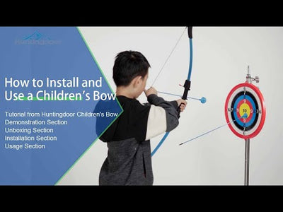 Kids Takedown Black/Blue/Red Archery Bow with 4 Sucker Arrows String Sight Finger Saver 10-13lbs