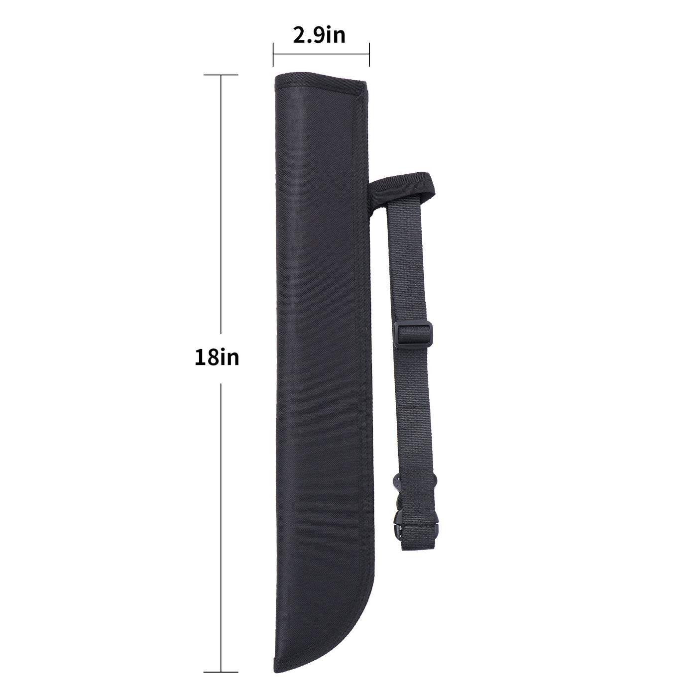Small Size Archery Waist Quiver Black