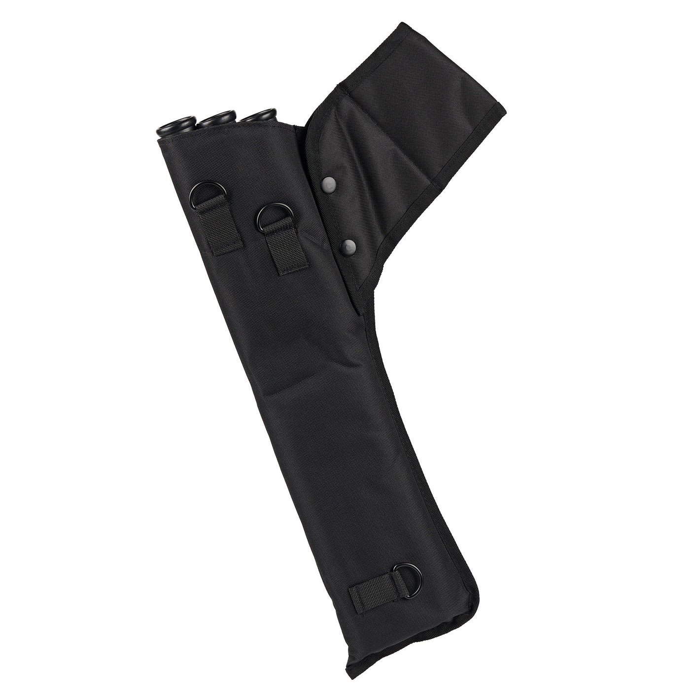 3-Tube Black Waist Arrow Quiver Archery