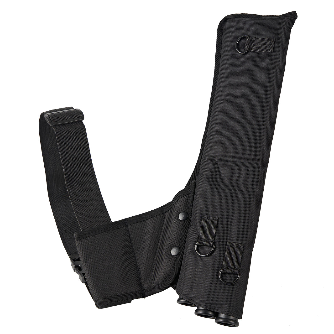 3-Tube Black Waist Arrow Quiver Archery