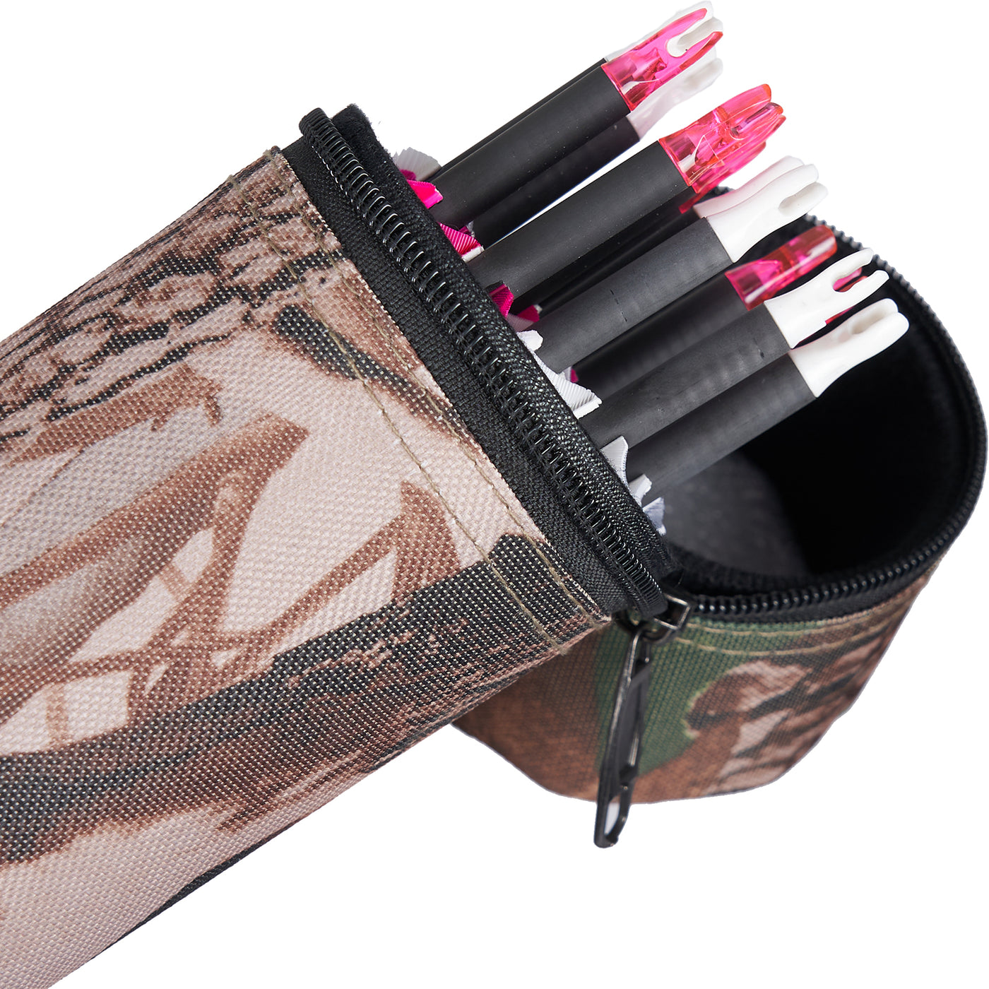 Camouflage Back Arrow Tube Quiver Archery