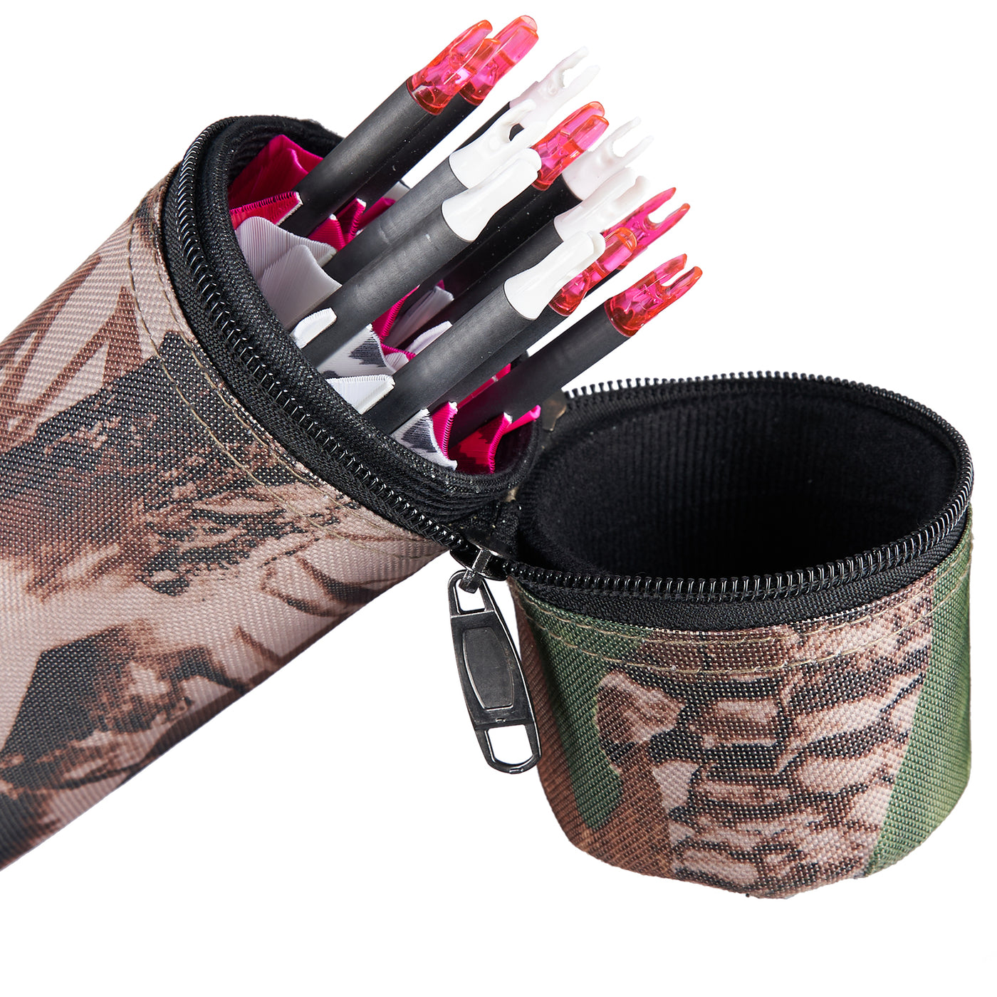 Camouflage Back Arrow Tube Quiver Archery