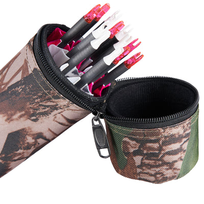 Camouflage Back Arrow Tube Quiver Archery