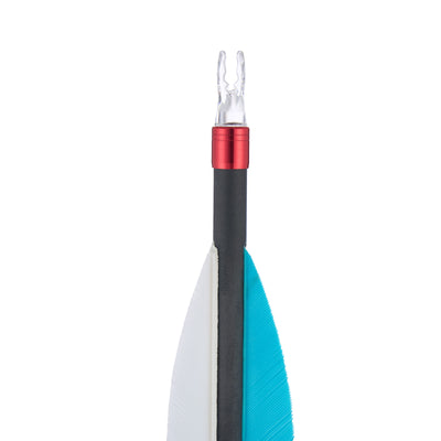 12x Pierce Nock Collar Explosion Proof Ring Metal ID 7.6mm Gold/Silver/Red