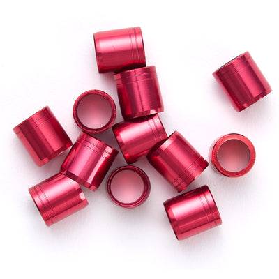 12x Pierce Nock Collar Explosion Proof Ring Metal ID 7.6mm Gold/Silver/Red