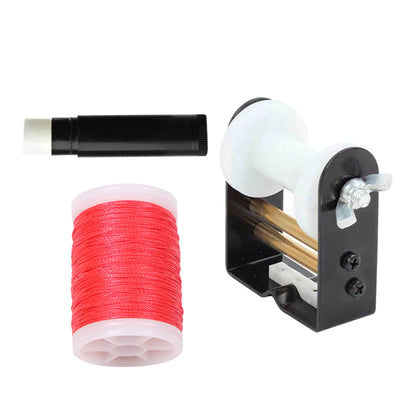 Huntingdoor Archery Bowstring Serving Thread Jig Cable Winder with 120 yard/110m Thread Wax