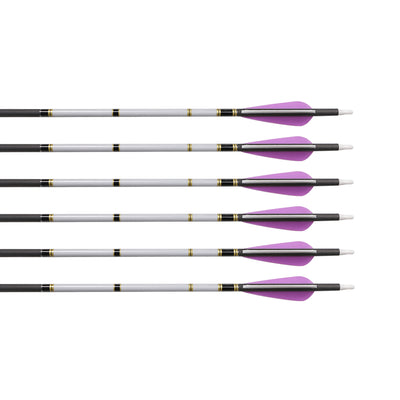 15x White Heat Shrinkable Arrow Shaft Stickers