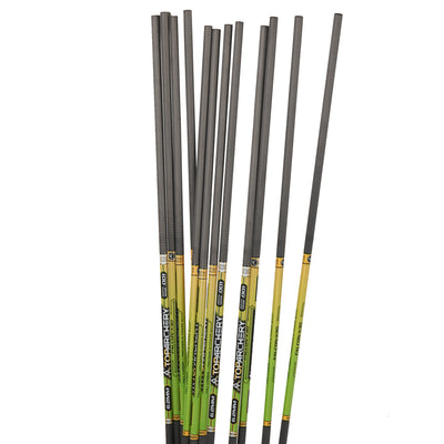 33" Straightness 0.001 ID 6.2mm Carbon Shafts TopArchery Spine 300-600 Archery Arrows Black