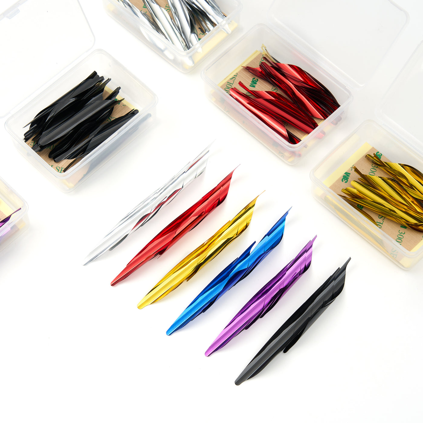 50x Vanes 1.8 inch Spiral Archery Feather Fletching