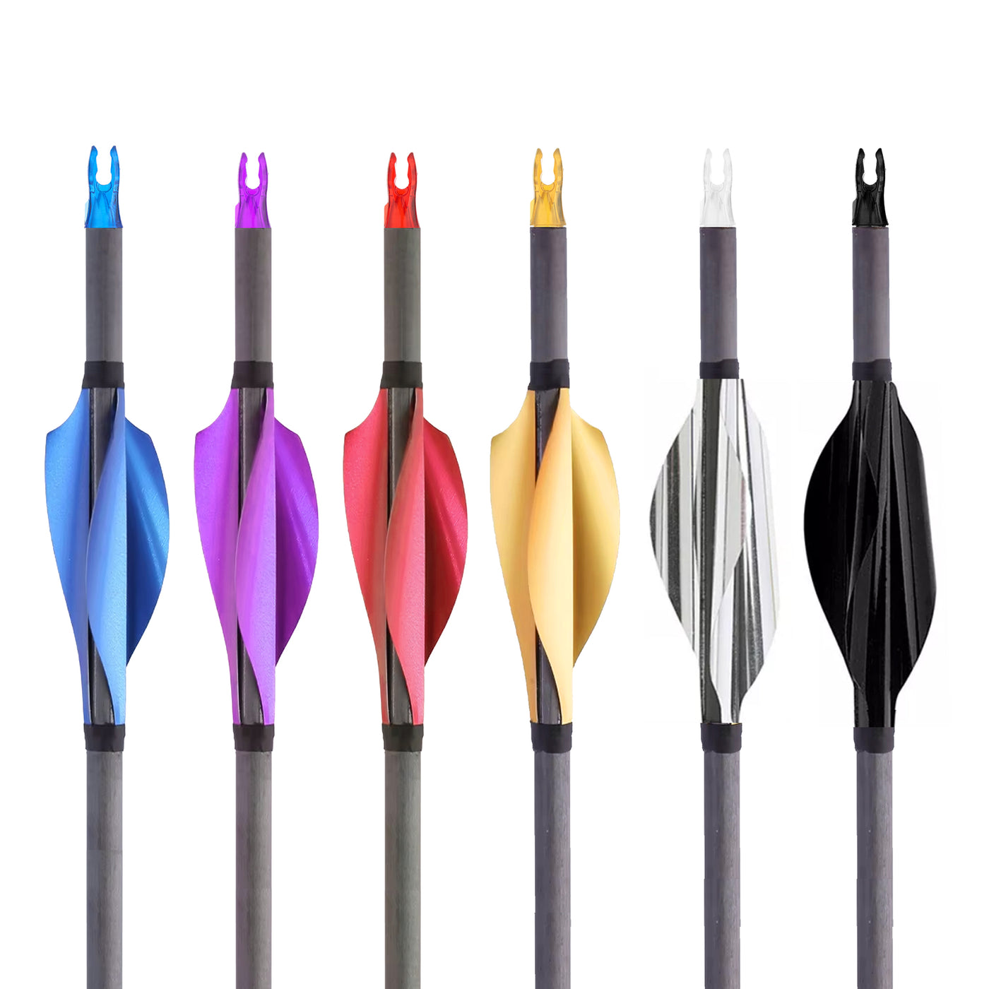 50x Vanes 1.8 inch Spiral Archery Feather Fletching