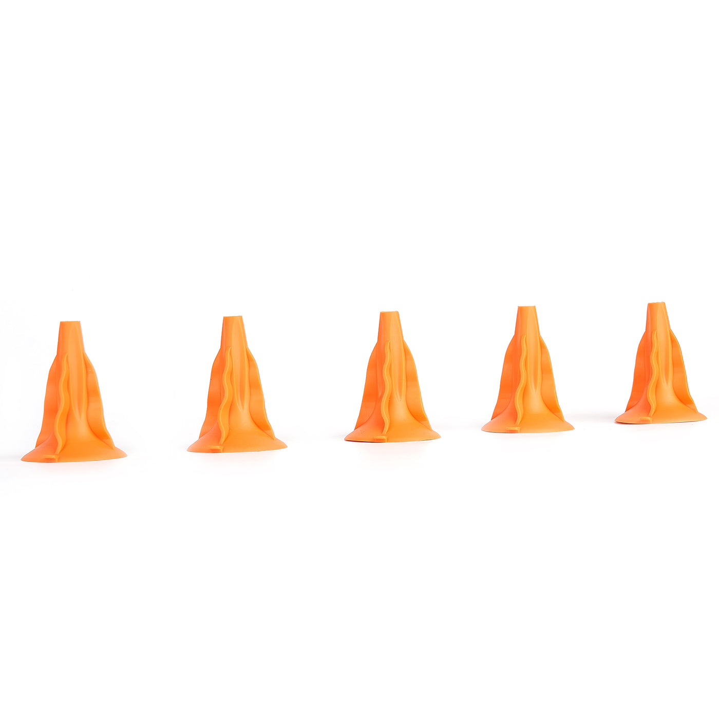 Kids Rubber Suction Cup Arrowheads ID 6mm Orange Color