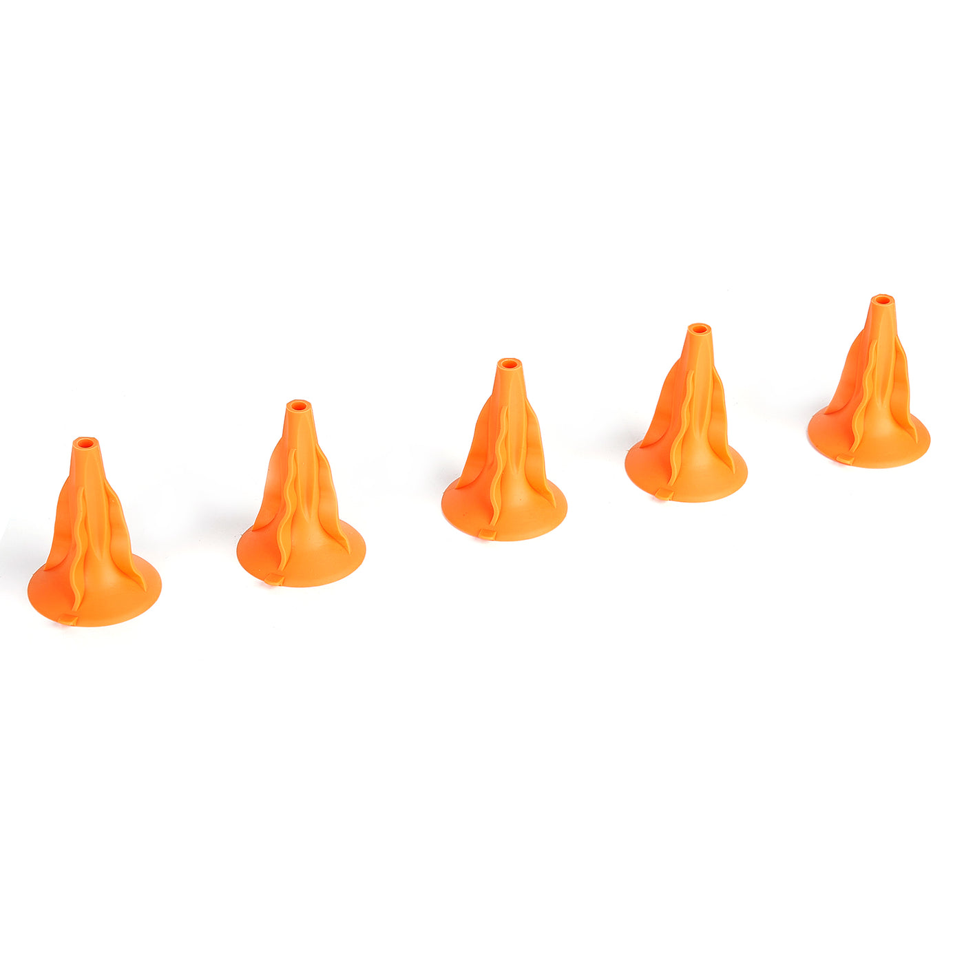 Kids Rubber Suction Cup Arrowheads ID 6mm Orange Color