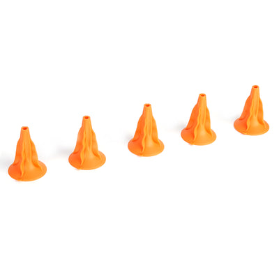 Kids Rubber Suction Cup Arrowheads ID 6mm Orange Color