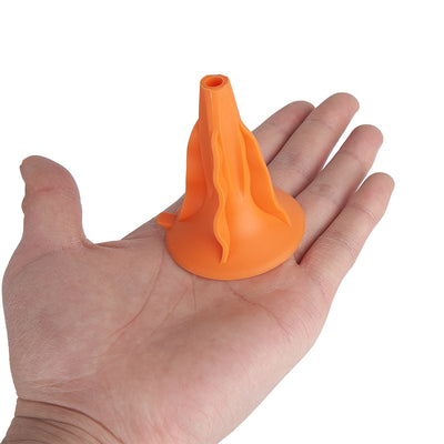 Kids Rubber Suction Cup Arrowheads ID 6mm Orange Color